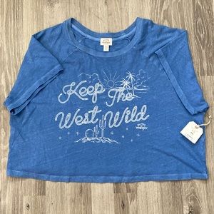 Billabong wrangler crop short/NWT L